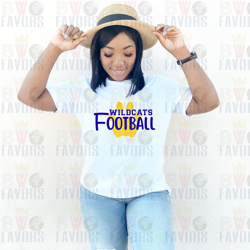 Wildcat Paw Football