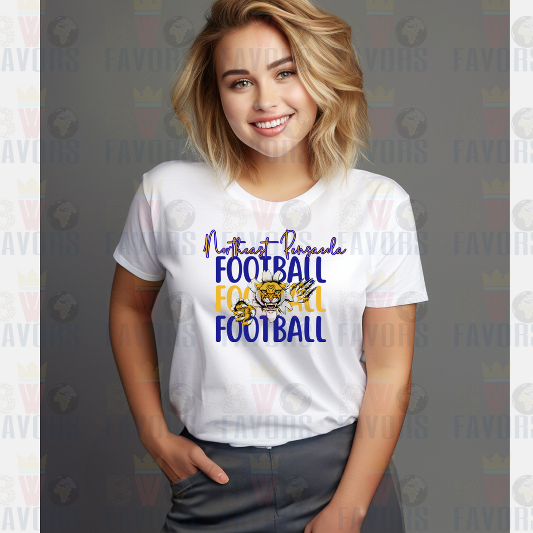 Northeast Pensacola Football Stacked