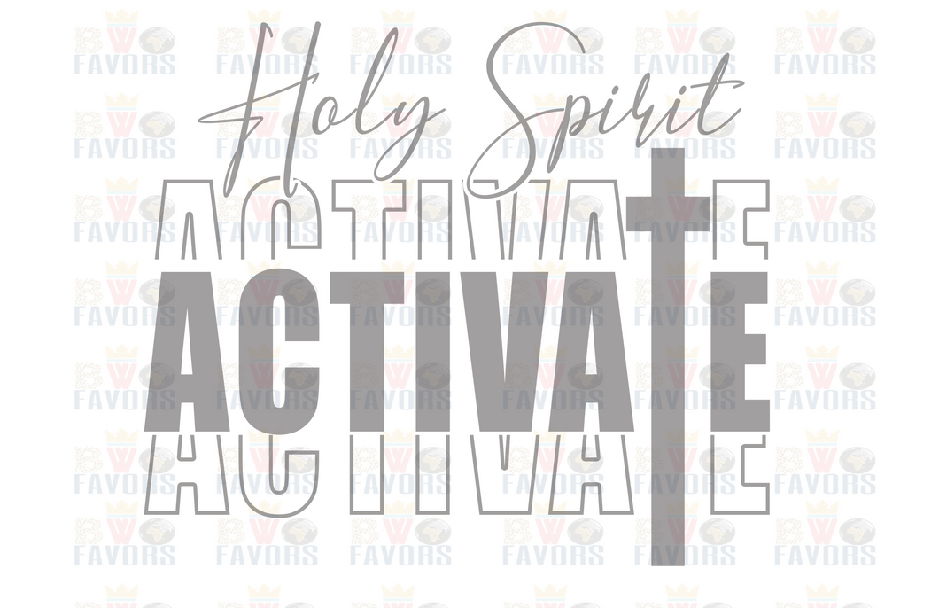 Holy Spirit Activate (digital design)