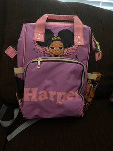 Custom Baby Diaper or Book Bag