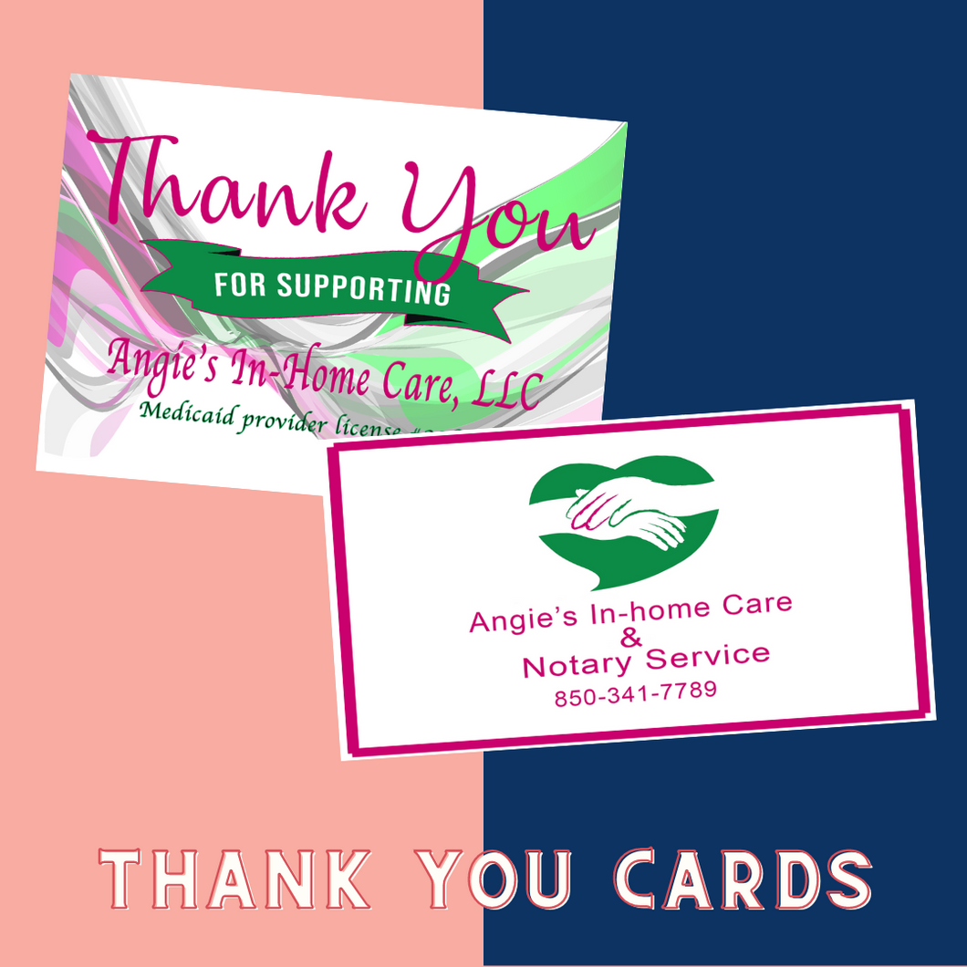 Business Thank You Cards (DIGITAL DESIGN ONLY)