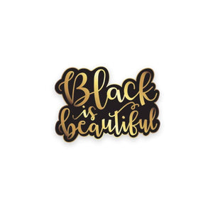 Black Is Beautiful Lapel Pin - BWO Favors