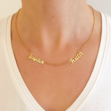 Load image into Gallery viewer, Stainless Steel Names Necklace
