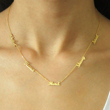 Load image into Gallery viewer, Stainless Steel Names Necklace
