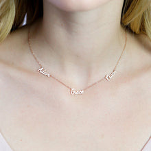 Load image into Gallery viewer, Stainless Steel Names Necklace
